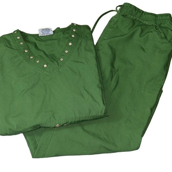 Reina Other Reina Lime Green Scrub Set Size Xl Poshmark